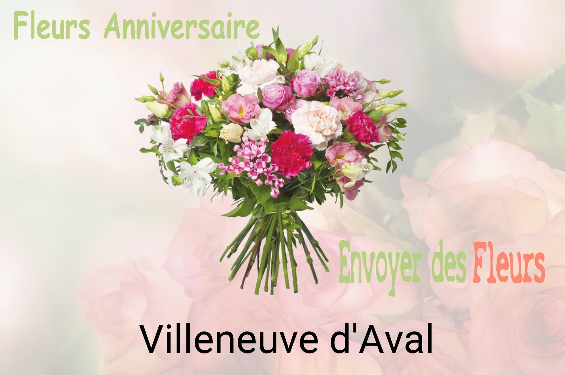 Bouquet de fleurs d’anniversaire livré à Villeneuve-d'Aval