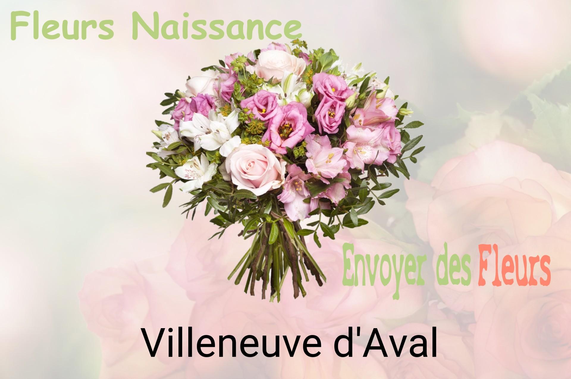 Bouquet de fleurs de naissance livré à Villeneuve-d'Aval